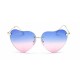 Woman Fashion Heart Shaped UV400 Sun Glassess Casual Outdooors Party Eyewear