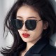 Woman Metal Frame Anti-UV Outdoor Glasses High Definition Sunglasses