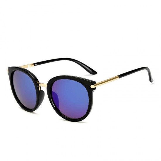 Woman Metal Frame Anti-UV Outdoor Glasses High Definition Sunglasses