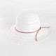 Woman Multi-color Openwork Petal Pattern Summer Sunscreen Woven Straw Hat