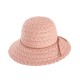 Woman Multi-color Openwork Petal Pattern Summer Sunscreen Woven Straw Hat