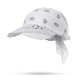 Woman Square Scarf Cap Cotton Tied Foldable Outdoor Sunshade Hat