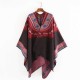 Women 130*150CM Vintage Ethnic Style Artificial Cashmere Scarf Winter Warm Long Shawl