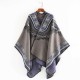 Women 130*150CM Vintage Ethnic Style Artificial Cashmere Scarf Winter Warm Long Shawl