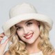 Women Adjustable Cotton And Linen Rolling Floppy Hat Sunshade Sun Screen Seaside Hat Anti-UV Bucket Hat