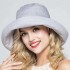 Women Adjustable Cotton And Linen Rolling Floppy Hat Sunshade Sun Screen Seaside Hat Anti-UV Bucket Hat