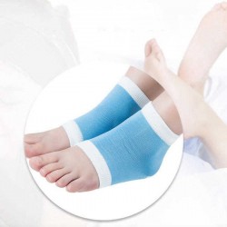 Women Anti-Cracking Gel Socks Nylon Breathable Half Socks Silicone Feet Protector Socks