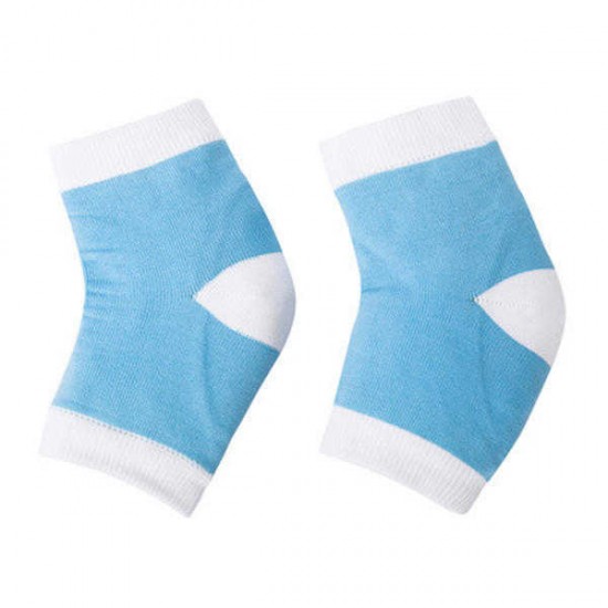 Women Anti-Cracking Gel Socks Nylon Breathable Half Socks Silicone Feet Protector Socks