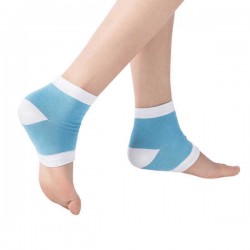 Women Anti-Cracking Gel Socks Nylon Breathable Half Socks Silicone Feet Protector Socks