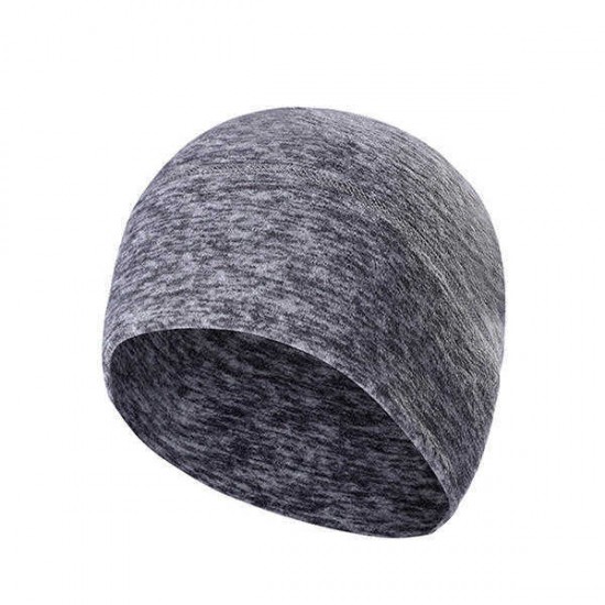 Women Anti-Static Warm Sports Beanie Caps Thick Polar Fleece Outdoor Cycling Hats