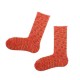 Women Artistic Colorful Warm Middle Tube Socks Winter Thick Lines Piles Socks