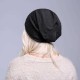 Women Autumn Warm Beanies Cap Solid Color Flexible Hip-hop Skullies Bonnet