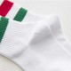 Women Autumn Warm Striped Cotton Middle Tube Socks Casual Sports Breathable Socks