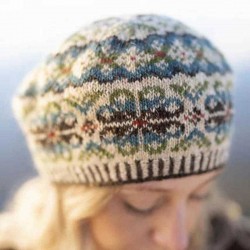 Women Beanie Knitted Casual Print Hats