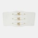 Women Black Super Wide Elastic Waistband Bellt Accessories Waist Belt