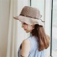 Women Breathable Knitted Sunscreen Fisherman Hat Casual Travel Shoppping Visor Bucket Hat