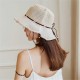 Women Breathable Knitted Sunscreen Fisherman Hat Casual Travel Shoppping Visor Bucket Hat