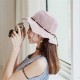 Women Breathable Knitted Sunscreen Fisherman Hat Casual Travel Shoppping Visor Bucket Hat