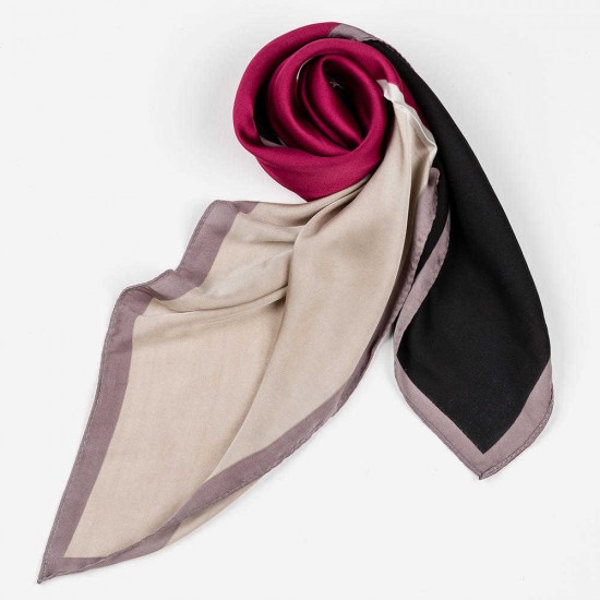 Women Business Silk Scarves Graphic Print Neckerchief Female Satin Hair Scarf Wrap Headscarf Ties