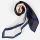 Women Business Silk Scarves Graphic Print Neckerchief Female Satin Hair Scarf Wrap Headscarf Ties