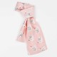 Women Business Silk Scarves Graphic Print Neckerchief Satin Hair Scarf Wrap Headscarf Female Ties