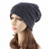 Women Casual Autumn Warm Knitting Hat Outdoor Solid Skullies Beanies Cap