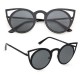 Women Cat Eye Mirror Colorful Lens Sun Glassess Vintage Eyewear Women Cat Eye Mirror Colorful Lens Sun Glassess Vintage Eyewear