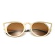 Women Cat Eye Mirror Colorful Lens Sun Glassess Vintage Eyewear Women Cat Eye Mirror Colorful Lens Sun Glassess Vintage Eyewear
