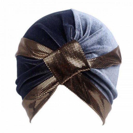 Women Chemo Cap Soft Flannel Beanie Sleep Turban Hat Breathable Headwear For Cancer Patients