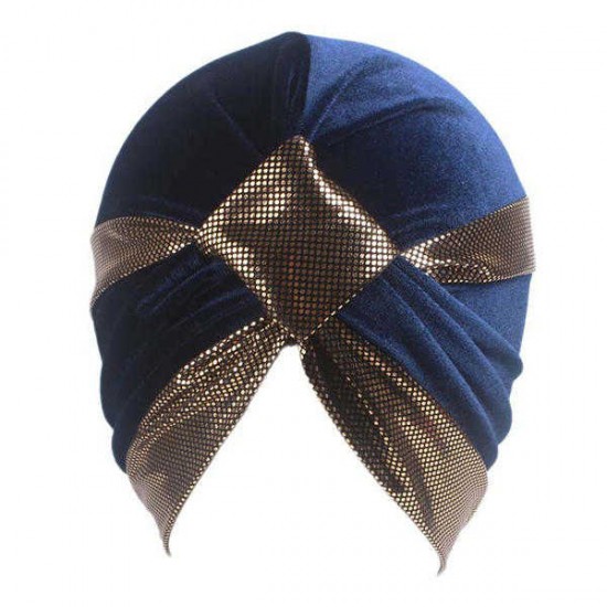 Women Chemo Cap Soft Flannel Beanie Sleep Turban Hat Breathable Headwear For Cancer Patients