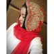 Women Chiffon Beaded Headband Scarf Arabian Hat Arab Wrap Scarf Turban Hat Shawl