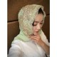 Women Chiffon Beaded Headband Scarf Arabian Hat Arab Wrap Scarf Turban Hat Shawl