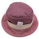 Women Chiffon Breathable UV Protection Bucket Cap with Flower Large Brim Sun Hat