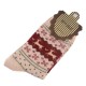 Women Christmas Thicken Warm Middle Tube Socks Casual Elk Christmas Socks