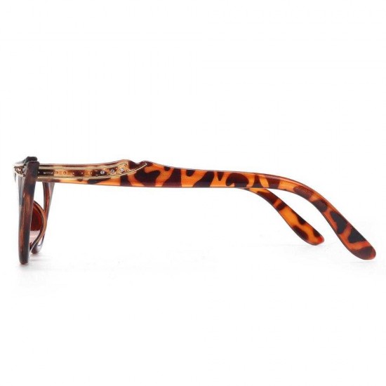 Women Classic Reading Retro Glasses Cat Eye Style Diamond Leopard Diopter Presbyopic Glasses