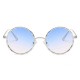 Women Classic Round Metal Frame UV400 Protection Sunglasses Casual Colorful Lens Eyewear