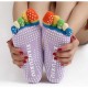 Women Colorful Five Finger Toe Yoga Anti Skid Socks Gym Exercise Fitness Sports Pilates Comfortable