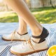 Women Cotton Blend Breathable Boat Socks Summer Thin Anti-skid Invisible Socks