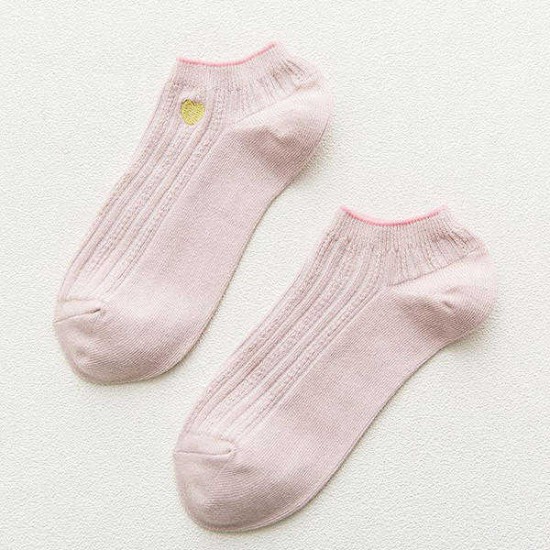 Women Cotton Breathable Boat Socks Antiskid Good Elastic Ankle Socks