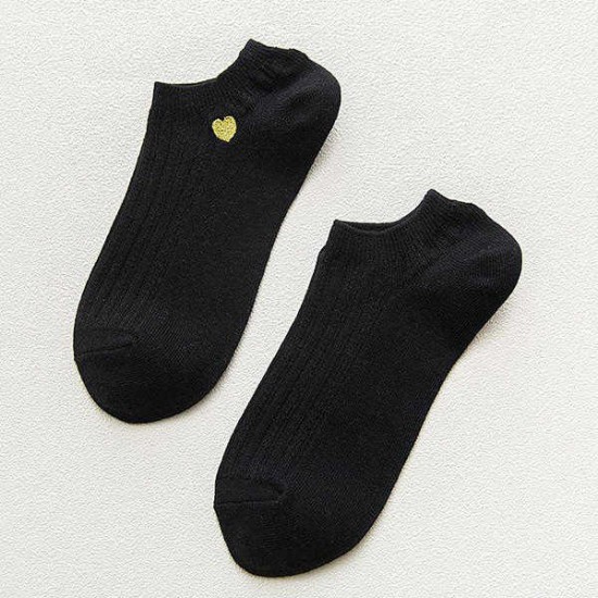 Women Cotton Breathable Boat Socks Antiskid Good Elastic Ankle Socks