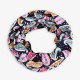 Women Cotton Cashew Floral Multi-purpose Double Layers Beanie Hat Scarf Fashion Soft Skullcap