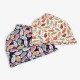 Women Cotton Cashew Floral Multi-purpose Double Layers Beanie Hat Scarf Fashion Soft Skullcap