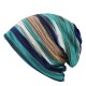 Women Cotton Colorful Multifunctional Beanie Hat Scarf Casual Windproof Double Layers Cap Collar