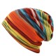 Women Cotton Colorful Multifunctional Beanie Hat Scarf Casual Windproof Double Layers Cap Collar