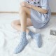 Women Cotton Curl Floral  Middle Tube Socks Soft Fashion Causal Warm Short Socks