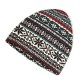 Women Cotton Ethnic Style Beanie Hat Warm Soft Dual Use Collars Scarf and Hat