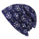 Women Cotton Hollow Out Rhinestone Bonnet Outdoor Slouchy Earmuffs Skull Cap Beanie