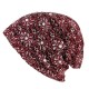 Women Cotton Hollow Out Rhinestone Bonnet Outdoor Slouchy Earmuffs Skull Cap Beanie