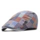 Women Cotton Plaid Flat Beret Caps Classic Outdoor Adjustable Ivy Gatsby Newsboy Cap