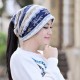 Women Cotton Print Bonnet Cap Comfortable Multi-function Neck Scarves Casual Windproof Visor Hat